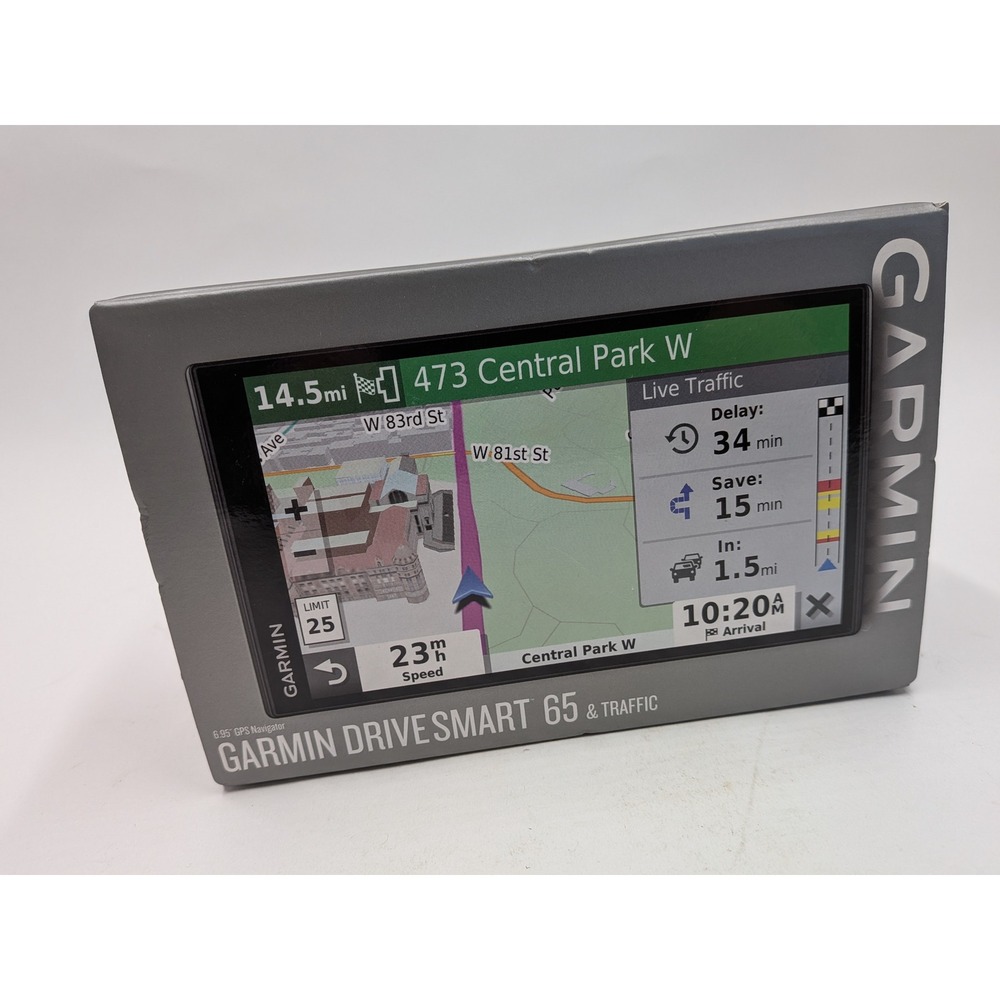 Garmin DriveSmart 65 & Traffic 6.95 GPS Navigator North America 010-02038-02